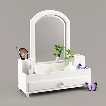 Organizer for cosmetics Chloe Beauty Storage with Mirror, from PBteen