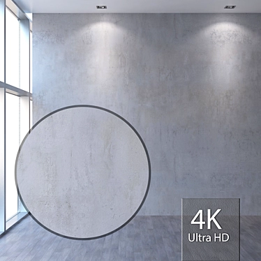 Seamless Plaster Texture 4K 3D model image 1 