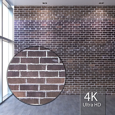 Seamless Brick Texture - 4K 3D model image 1 