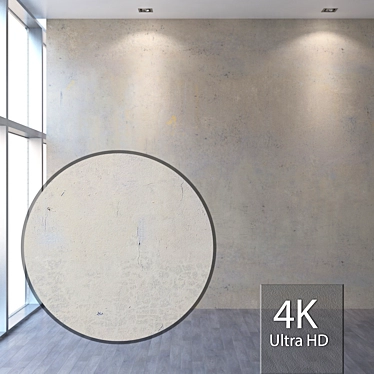 Seamless Texture: 4K Plaster 3D model image 1 