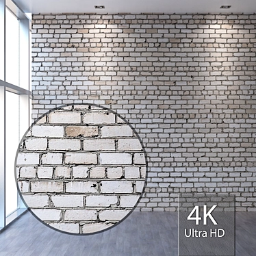 Seamless 4K Brick Texture 3D model image 1 