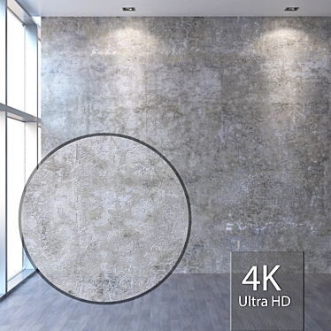 Seamless Concrete Texture 4K 3D model image 1 