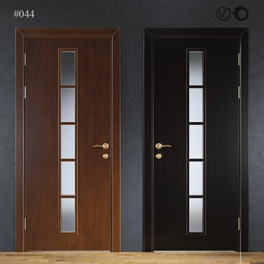 Modern Interior Door - #044 3D model image 1 