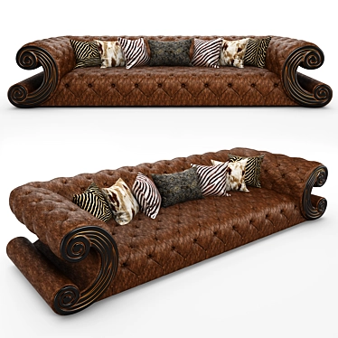 Cosy Crawl Sofa 3D model image 1 