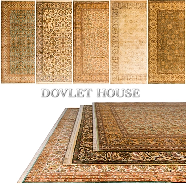 Luxurious Carpets Set - DOVLET HOUSE 3D model image 1 