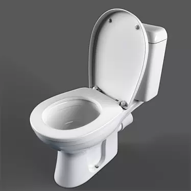 Modern Keramag Renova Floor Toilet 3D model image 1 