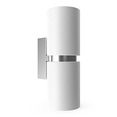 Elegant LED Sconces: PASSA Illuminate in Style 3D model image 1 