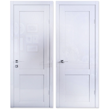 Mezzo Porte Elegant 58.68: Timeless Elegance in White Oolong 3D model image 1 