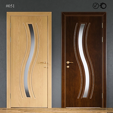 Classic Elegance Door #051 3D model image 1 