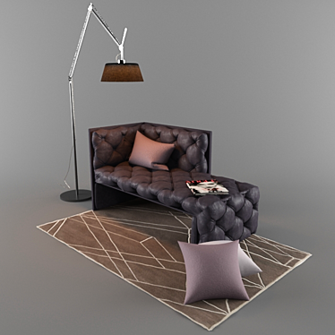 Versatile Upholstered Furniture 3D model image 1 