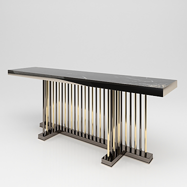 Elegant Schubert Longhi Console 3D model image 1 