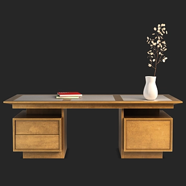 Direttorio-inspired Morelato President Writing Desk 3D model image 1 