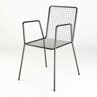 Bloomingville Wire Chair 3D model image 1 