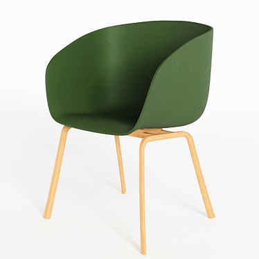 Modern Style Chair: Sleek Design 3D model image 1 