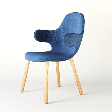 Modern and Stylish Catch Chair 3D model image 1 