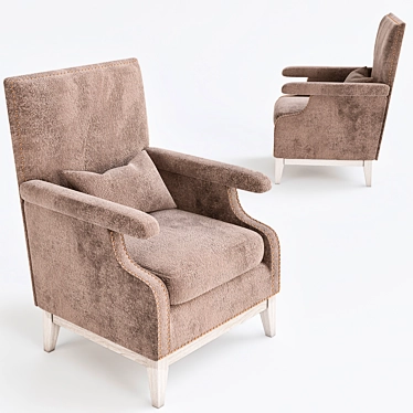 Goldoni Eichholtz Chair: Timeless Elegance 3D model image 1 