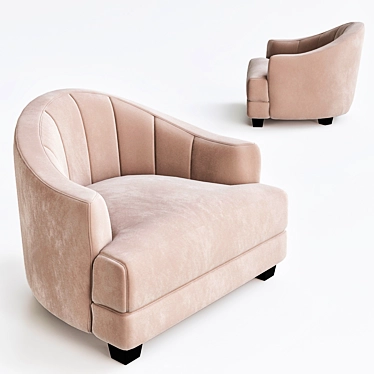 Polaris Eichholtz Chair: Sleek and Stylish 3D model image 1 