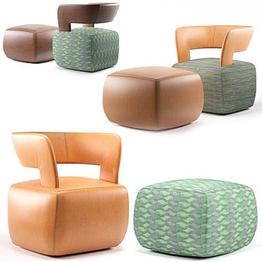 Bebop: Sophisticated Comfort with Durlet 3D model image 1 