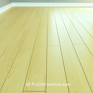 Natural Wood Laminate - Kaindl MA0AN0 3D model image 1 