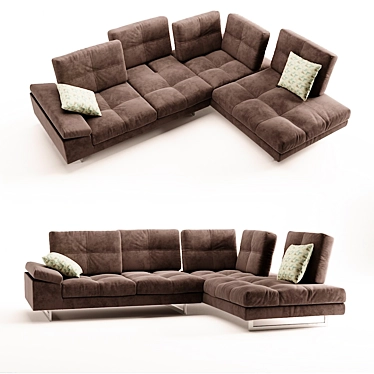 Modern Italian Sofa - Privè 3D model image 1 