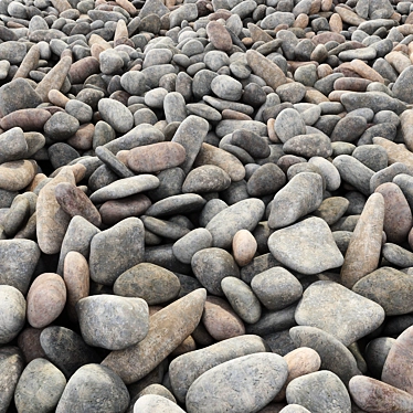 Pebble Road: 3D Max Sea Texture 3D model image 1 