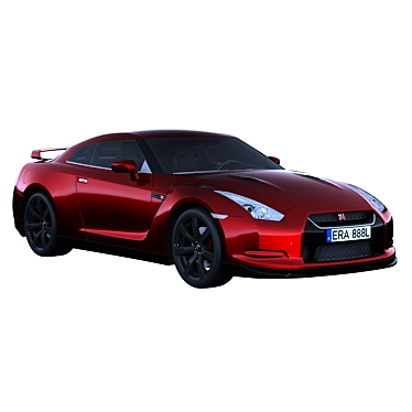 Ultimate Performance: Nissan GT-R 3D model image 1 