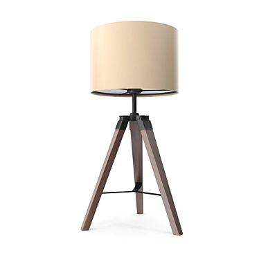 Title: LANTADA Tripod Table Lamp 3D model image 1 