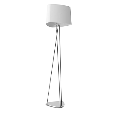 Elegant BELORA Floor Lamp 3D model image 1 