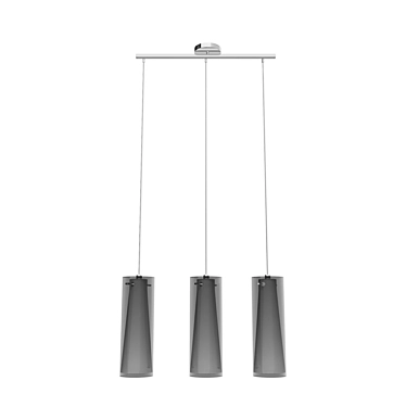 Pinto Nero Pendant: Modern Elegance for Your Space 3D model image 1 