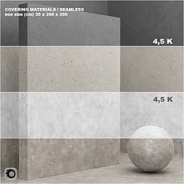 Seamless Coating Material for Concrete & Plaster 3D model image 1 