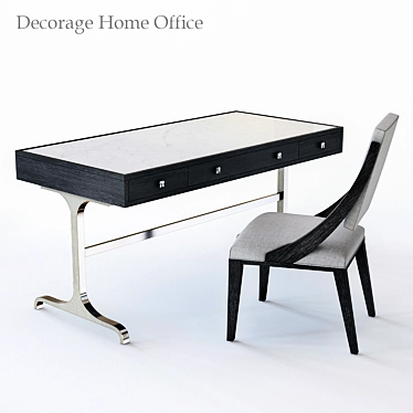 Bernhardt Decorage Office Set 3D model image 1 