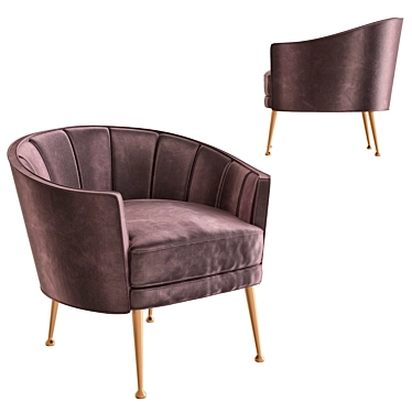 Elegance Meets Comfort: Maya Armchair 3D model image 1 