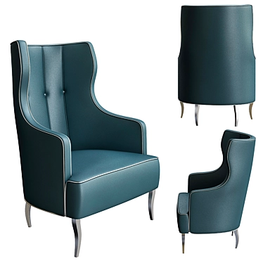 Iguazu Armchair: Unparalleled Comfort with Brabbu 3D model image 1 