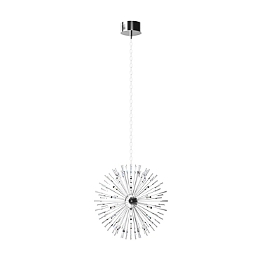 Elegant LED Suspension VIVALDO 3D model image 1 