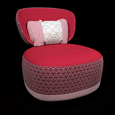 Modern Comfort: Juju Armchair by Moroso 3D model image 1 