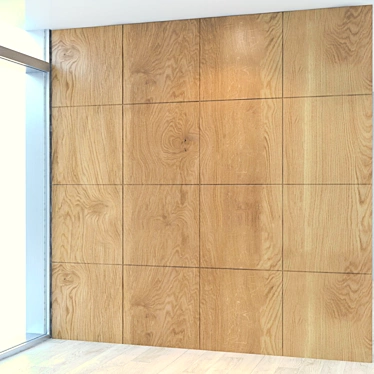 Wood Panel | Two Cut Designs 3D model image 1 