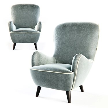 La Fibule Hepburn Armchair 3D model image 1 