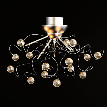 11-Light Modern Crystal Chandelier 3D model image 1 