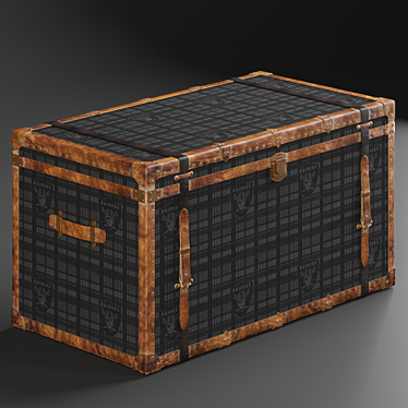 Oakland Raiders Genuine Leather Trunk 3D model image 1 