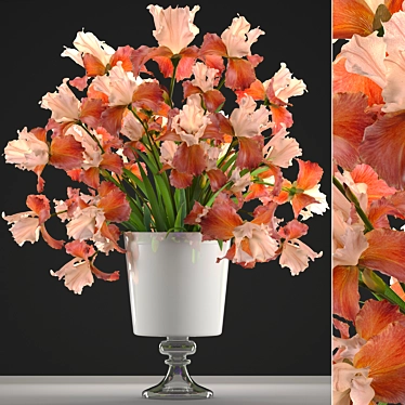 Iris Bouquet: Collection of Flowers 3D model image 1 