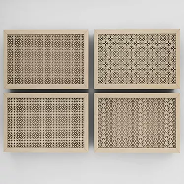 Modern Radiator Screen: Enhance Your Space 3D model image 1 