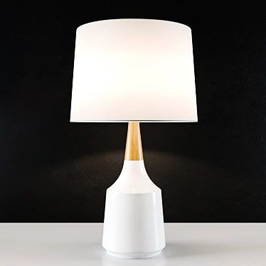 Scandi Chic: Aida Table Lamp 3D model image 1 