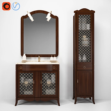 Opadiris Victoria: Elegant Bathroom Furniture 3D model image 1 