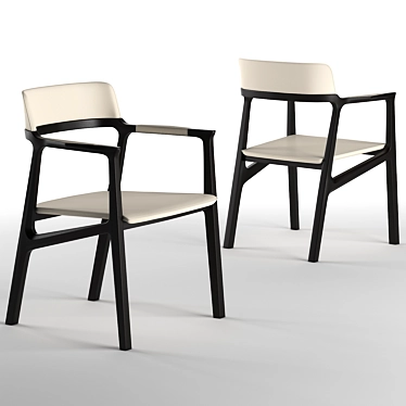 Giorgetti Alexa Chair: Sleek Design, High-Quality Materials 3D model image 1 