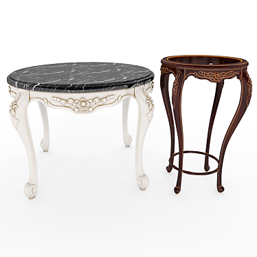 Venus Table Set - Elegant and Versatile 3D model image 1 