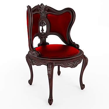 Elegant Venus Armchair: Stylish Comfort in Every Detail 3D model image 1 