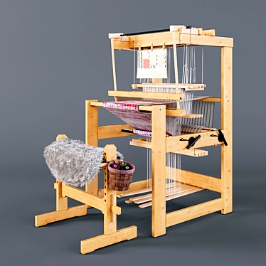 Glimakra Julia Weaving Machine: Swedish Craftsmanship 3D model image 1 