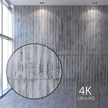 Seamless 4K Sheet Metal Texture 3D model image 1 