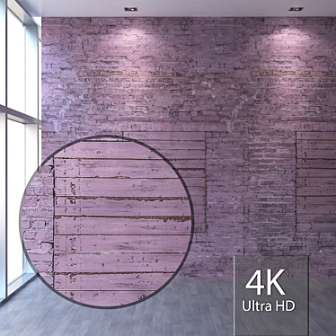 Title: Seamless 4K Brick Texture 3D model image 1 