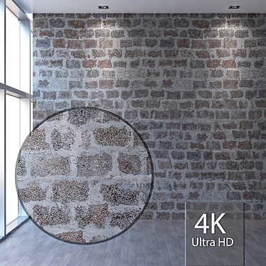 Seamless 4K Masonry Blocks 3D model image 1 